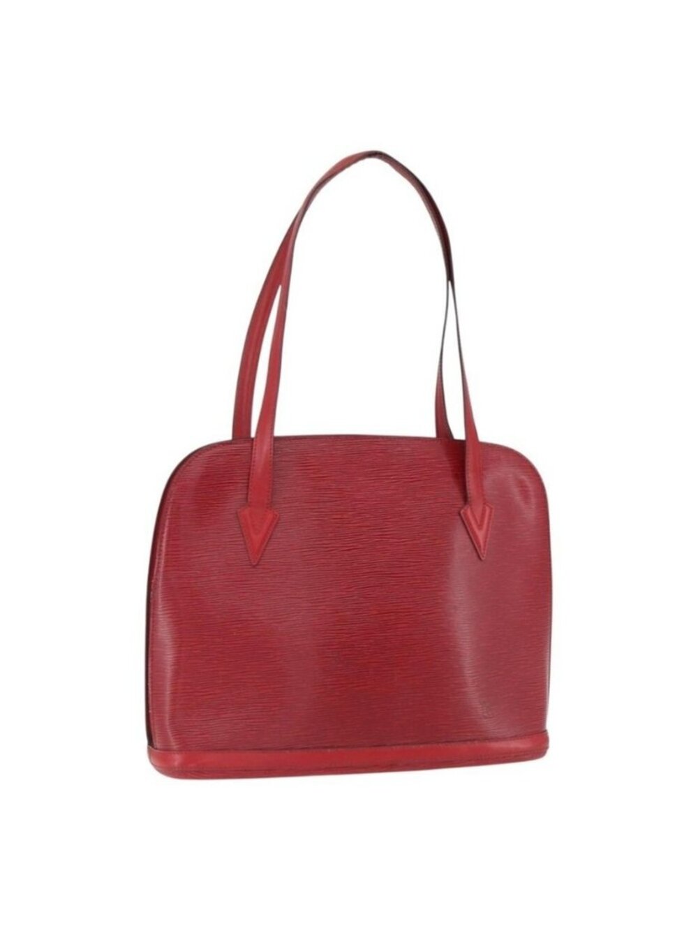 Authentic LOUIS VUITTON Epi Lussac Shoulder Bag Red M52287 LV